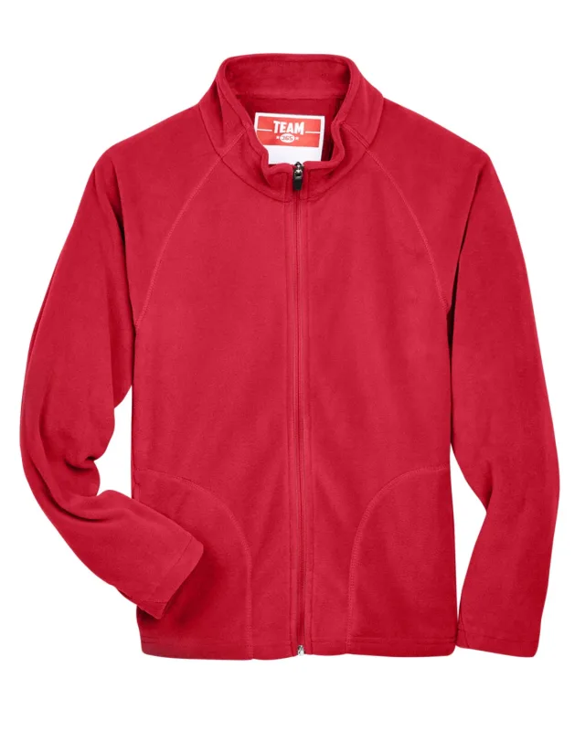 Team 365 Youth Campus Microfleece Jacket — view 33
