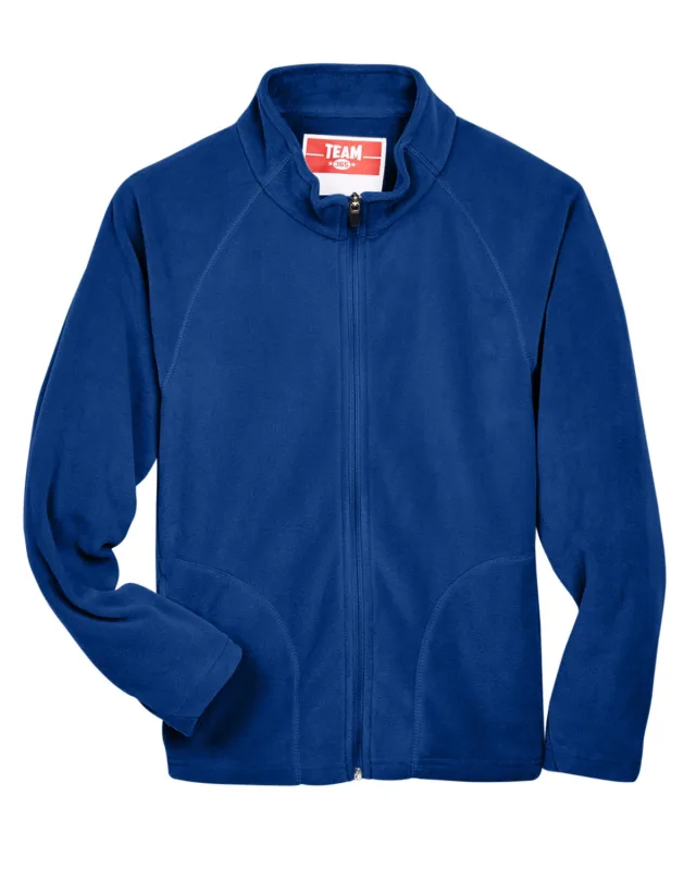 Team 365 Youth Campus Microfleece Jacket — view 39