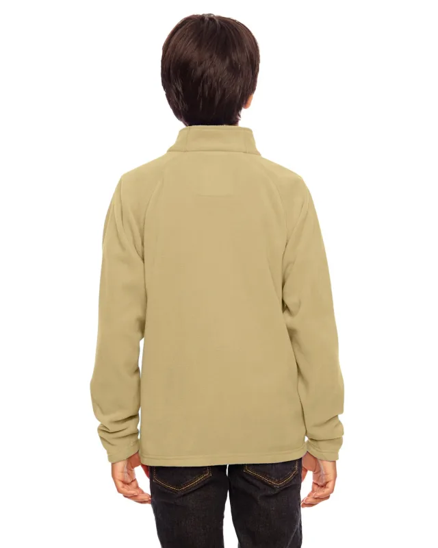 Team 365 Youth Campus Microfleece Jacket — view 43