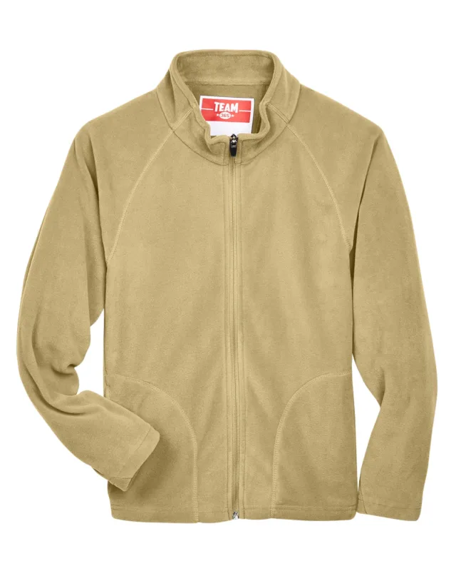 Team 365 Youth Campus Microfleece Jacket — view 45