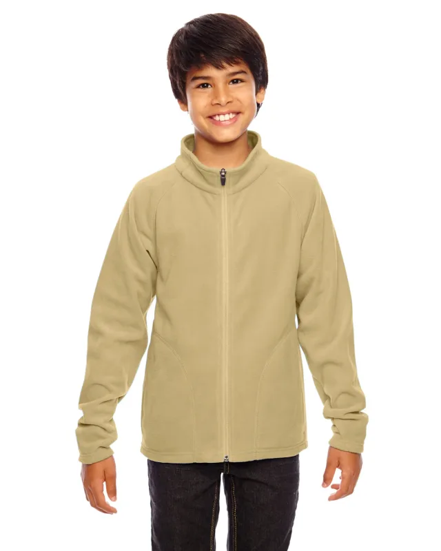 Team 365 Youth Campus Microfleece Jacket — view 46