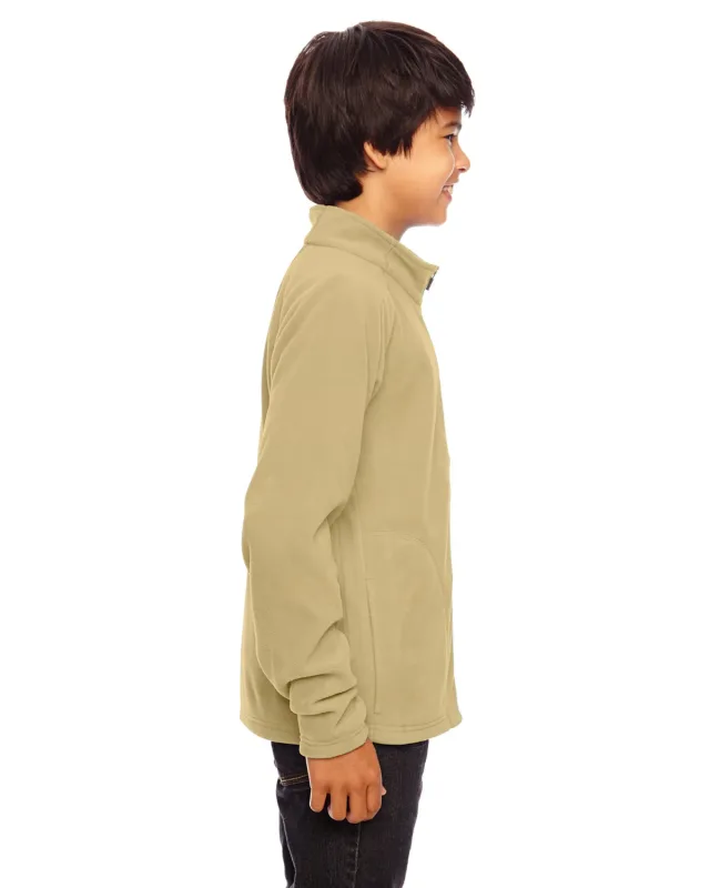 Team 365 Youth Campus Microfleece Jacket — view 48
