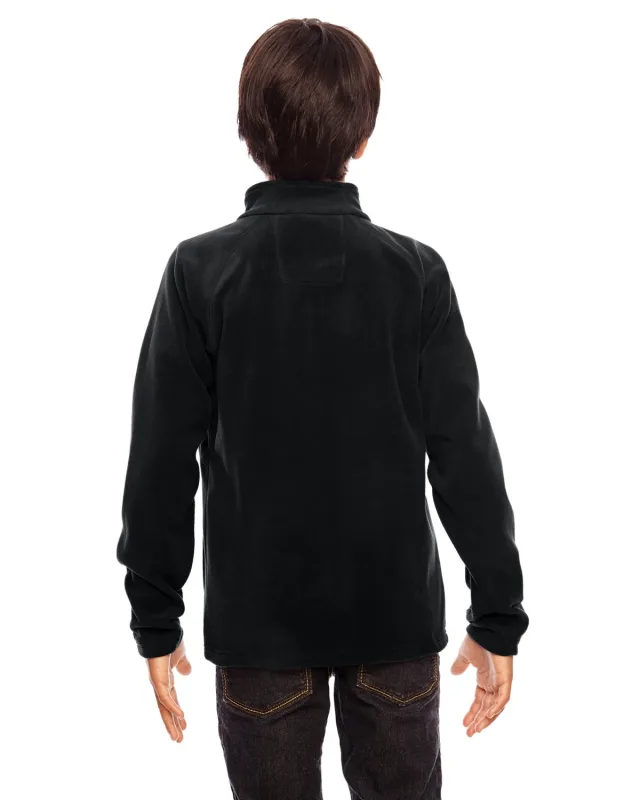 Team 365 Youth Campus Microfleece Jacket — view 49