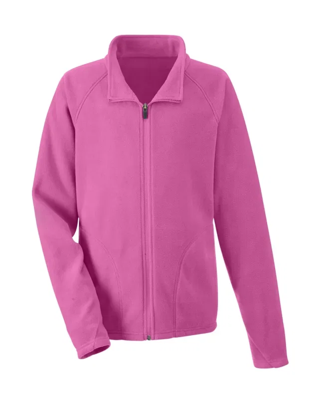 Team 365 Youth Campus Microfleece Jacket — view 5