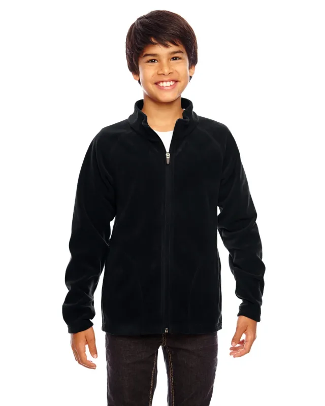 Team 365 Youth Campus Microfleece Jacket — view 52