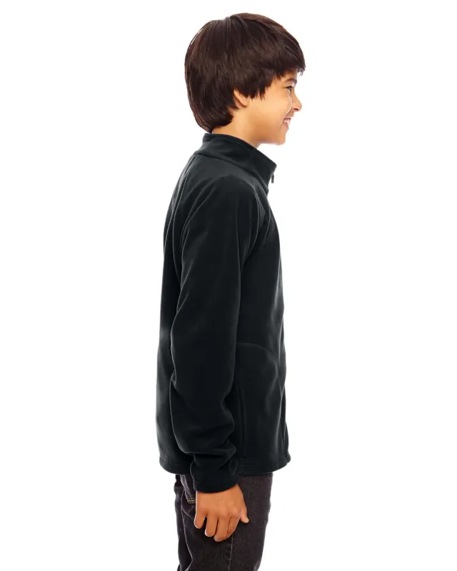 Team 365 Youth Campus Microfleece Jacket — view 54