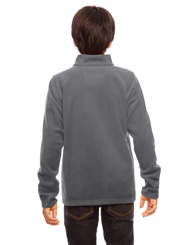 Team 365 Youth Campus Microfleece Jacket — view 7