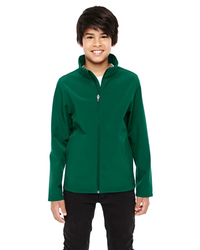 Team 365 Youth Leader Soft Shell Jacket — view 4