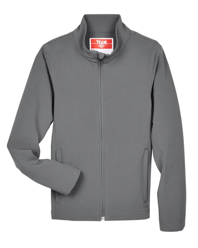 Team 365 Youth Leader Soft Shell Jacket — view 8