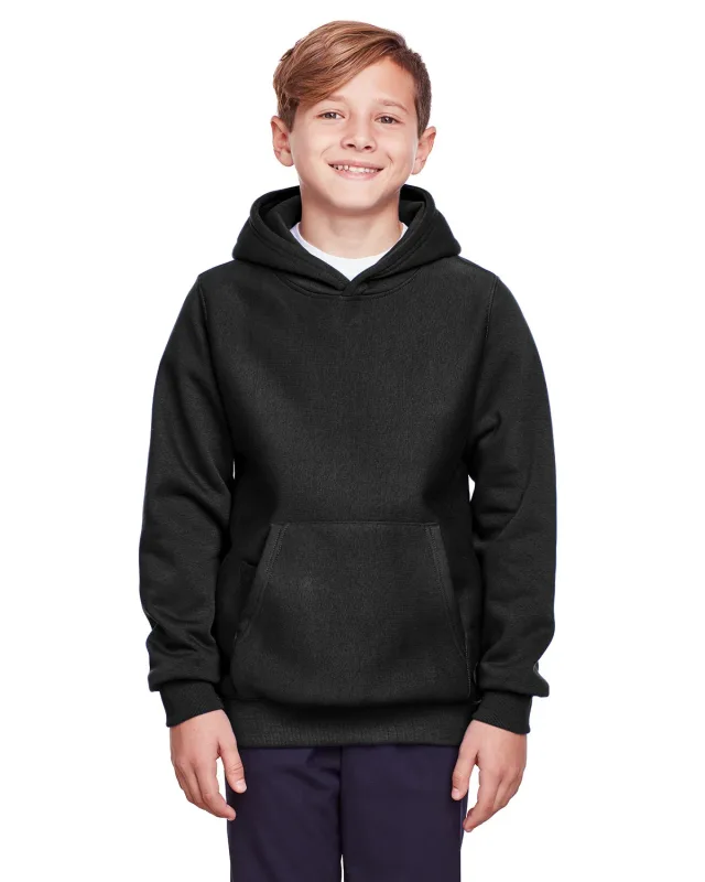 Team 365 Youth Zone HydroSport Heavyweight Pullover Hooded Sweatshirt — view 10