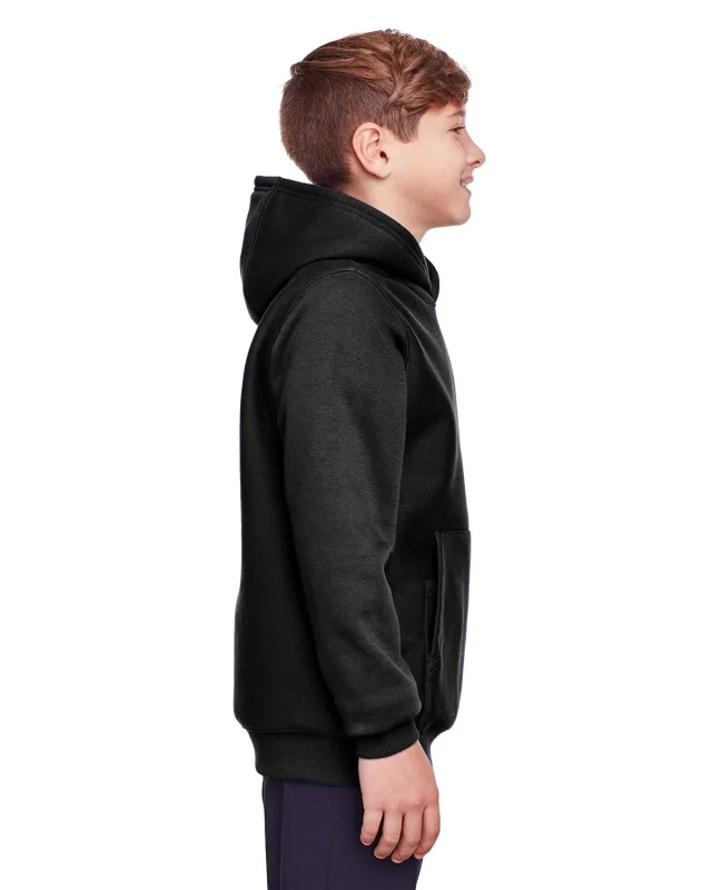 Team 365 Youth Zone HydroSport Heavyweight Pullover Hooded Sweatshirt — view 12