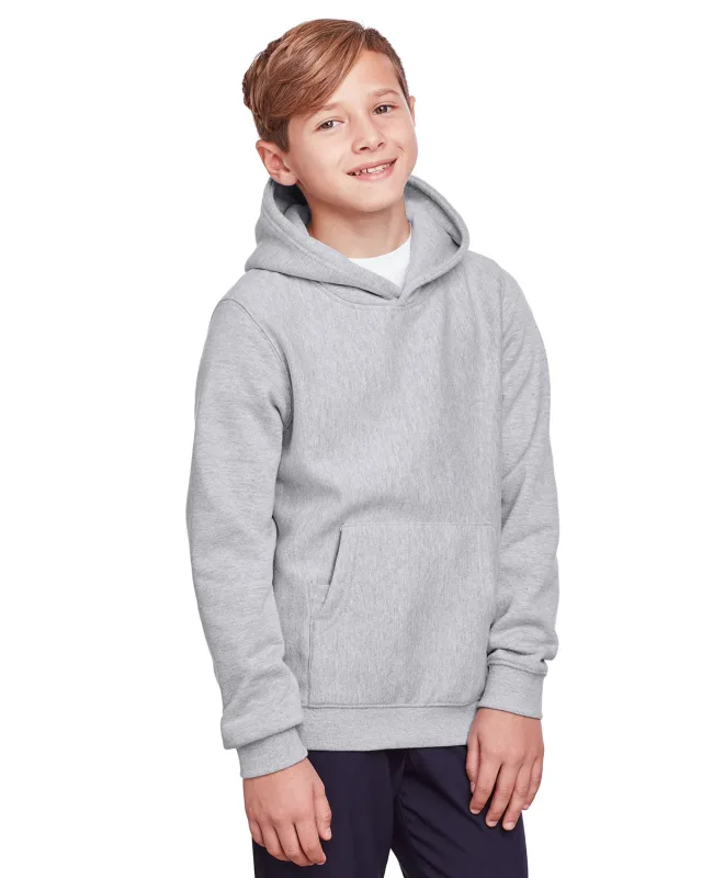 Team 365 Youth Zone HydroSport Heavyweight Pullover Hooded Sweatshirt — view 17