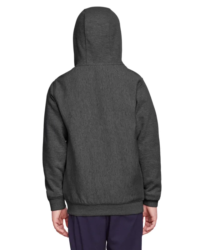 Team 365 Youth Zone HydroSport Heavyweight Pullover Hooded Sweatshirt — view 19