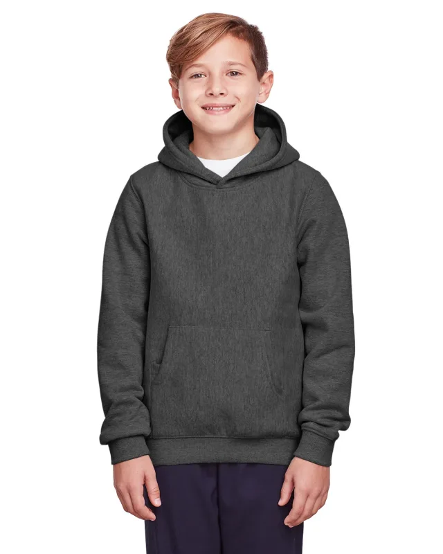 Team 365 Youth Zone HydroSport Heavyweight Pullover Hooded Sweatshirt — view 22