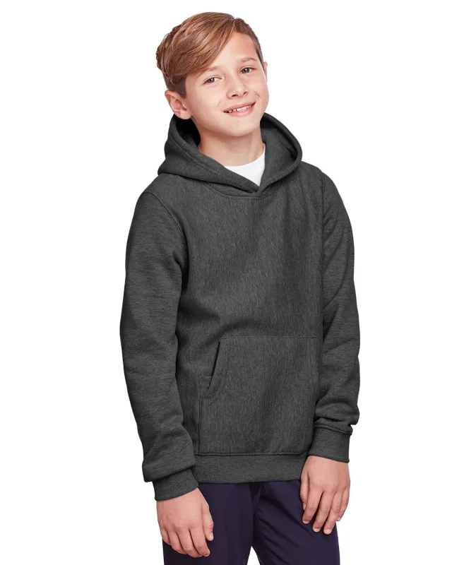 Team 365 Youth Zone HydroSport Heavyweight Pullover Hooded Sweatshirt — view 23