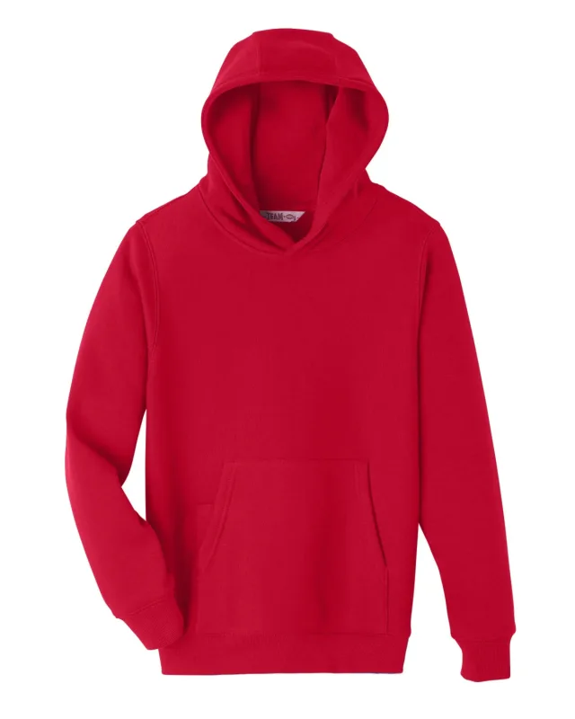 Team 365 Youth Zone HydroSport Heavyweight Pullover Hooded Sweatshirt — view 39