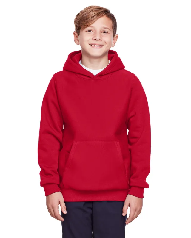 Team 365 Youth Zone HydroSport Heavyweight Pullover Hooded Sweatshirt — view 40