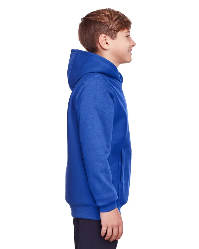 Team 365 Youth Zone HydroSport Heavyweight Pullover Hooded Sweatshirt — view 48