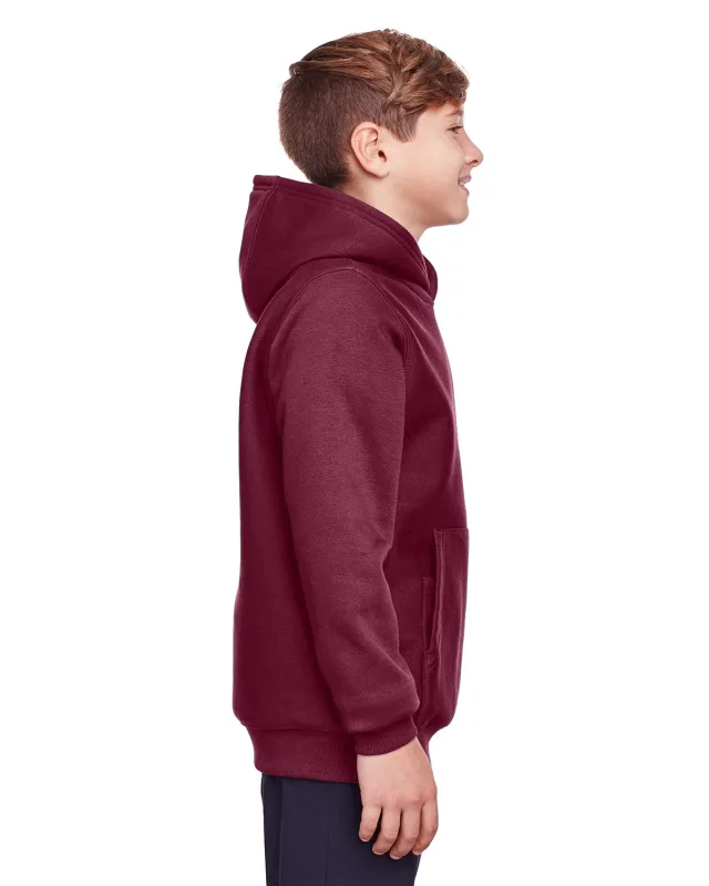 Team 365 Youth Zone HydroSport Heavyweight Pullover Hooded Sweatshirt — view 54