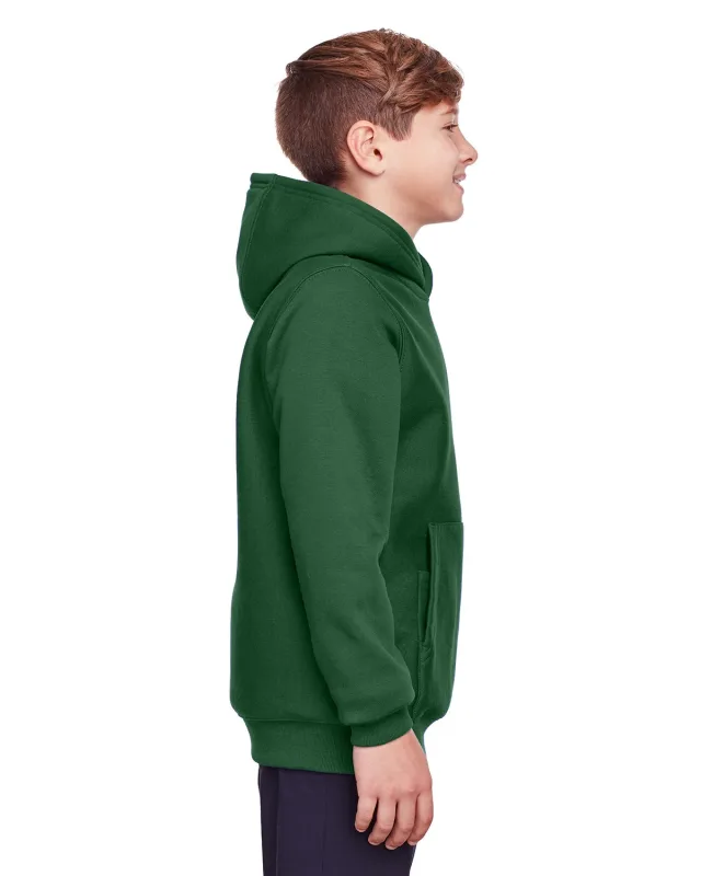 Team 365 Youth Zone HydroSport Heavyweight Pullover Hooded Sweatshirt — view 60