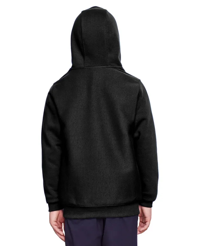 Team 365 Youth Zone HydroSport Heavyweight Pullover Hooded Sweatshirt — view 7