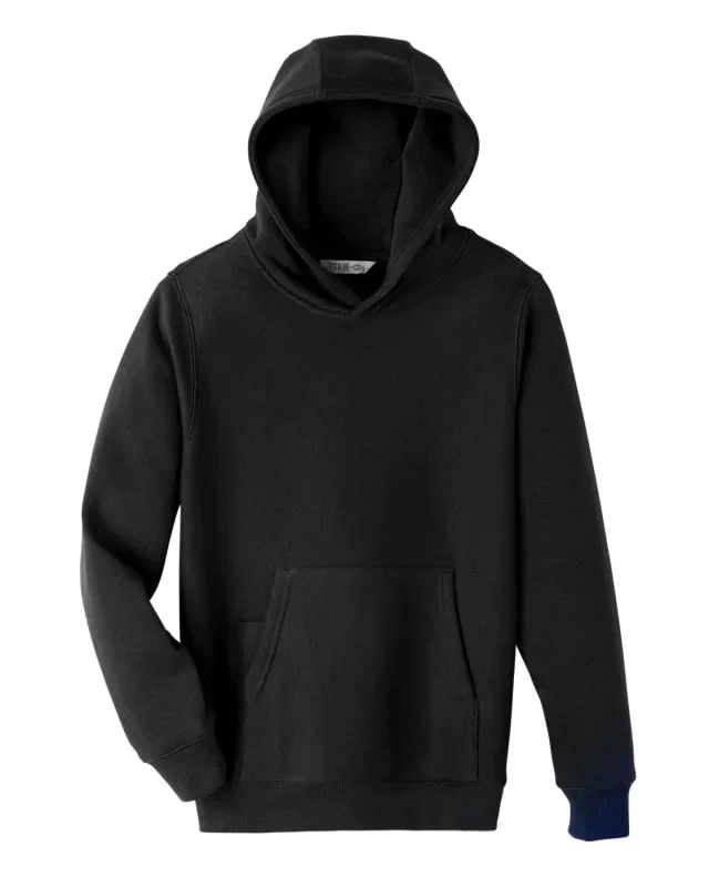 Team 365 Youth Zone HydroSport Heavyweight Pullover Hooded Sweatshirt — view 9