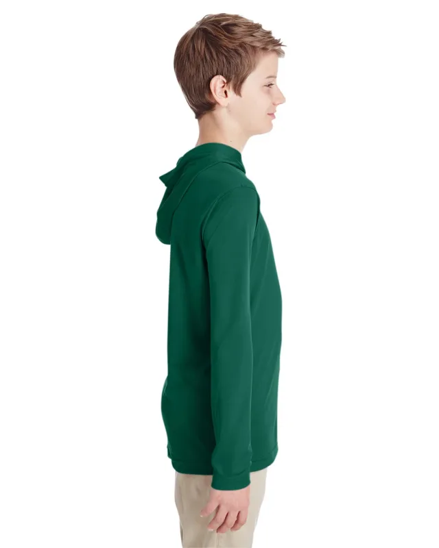 Team 365 Youth Zone Performance Hooded T-Shirt — view 12