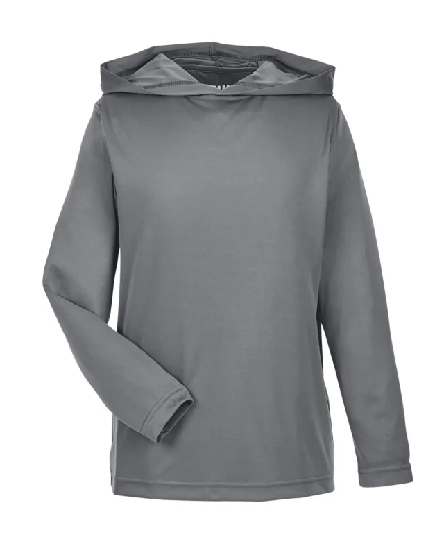 Team 365 Youth Zone Performance Hooded T-Shirt — view 15