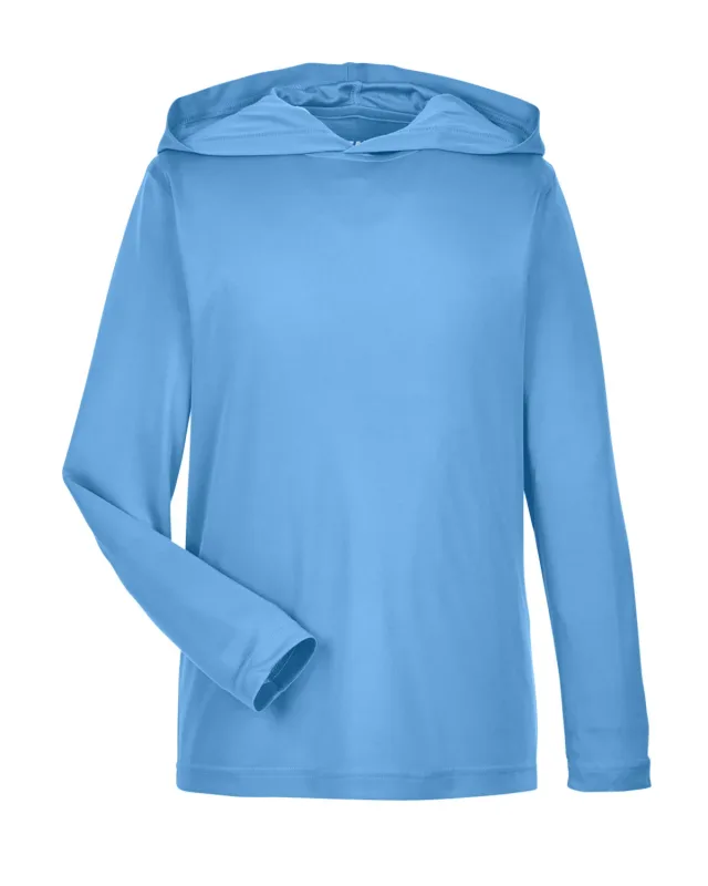 Team 365 Youth Zone Performance Hooded T-Shirt — view 19