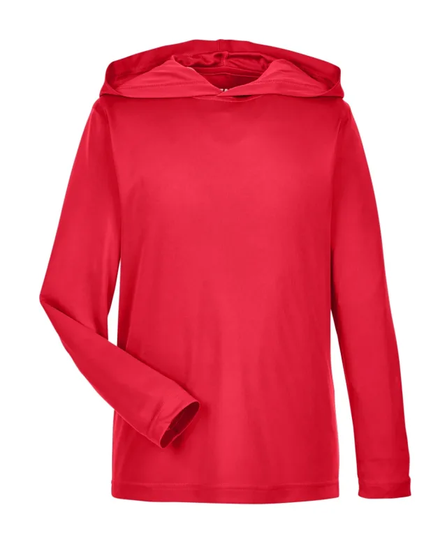Team 365 Youth Zone Performance Hooded T-Shirt — view 23