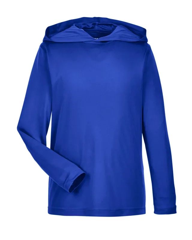 Team 365 Youth Zone Performance Hooded T-Shirt — view 27