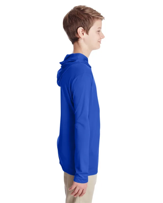 Team 365 Youth Zone Performance Hooded T-Shirt — view 28