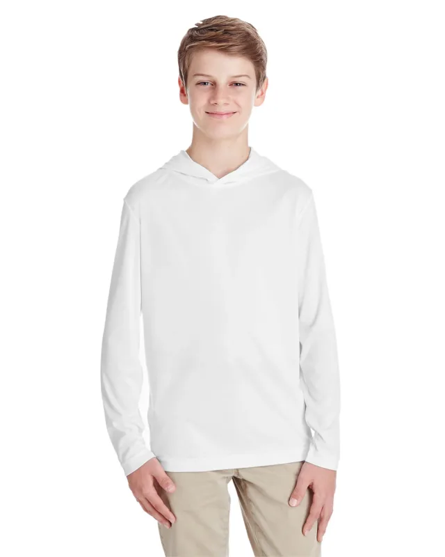 Team 365 Youth Zone Performance Hooded T-Shirt — view 30