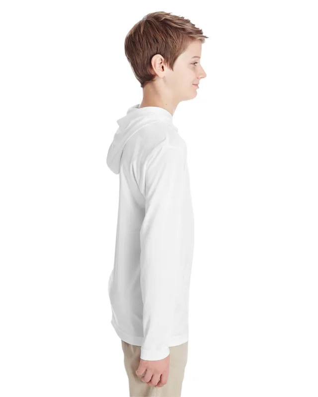 Team 365 Youth Zone Performance Hooded T-Shirt — view 32