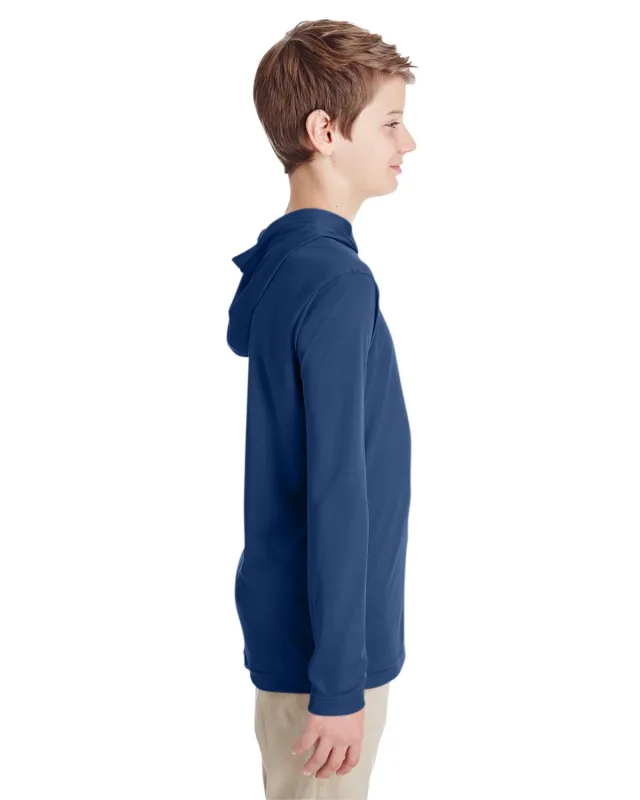 Team 365 Youth Zone Performance Hooded T-Shirt — view 8