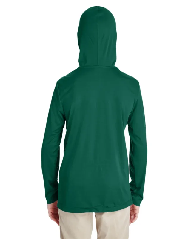 Team 365 Youth Zone Performance Hooded T-Shirt — view 9