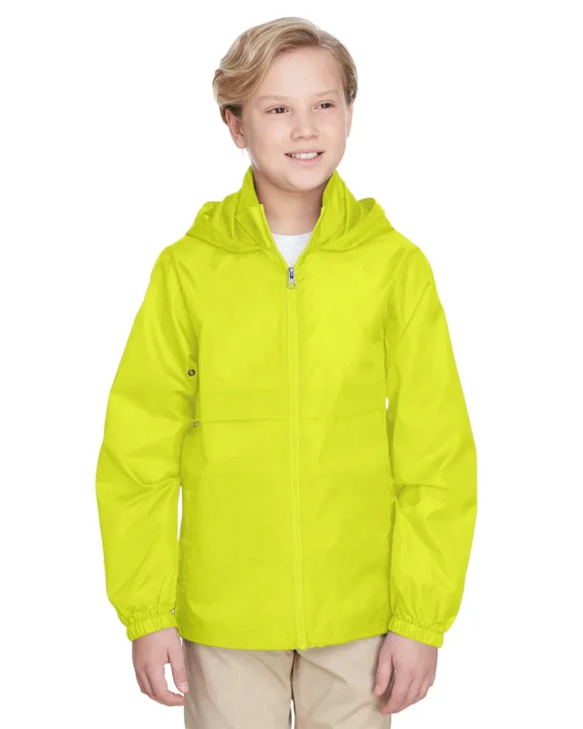 Team 365 Youth Zone Protect Lightweight Jacket — view 3