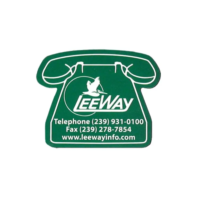 Telephone Stock Shape Vinyl Magnet - 20mil