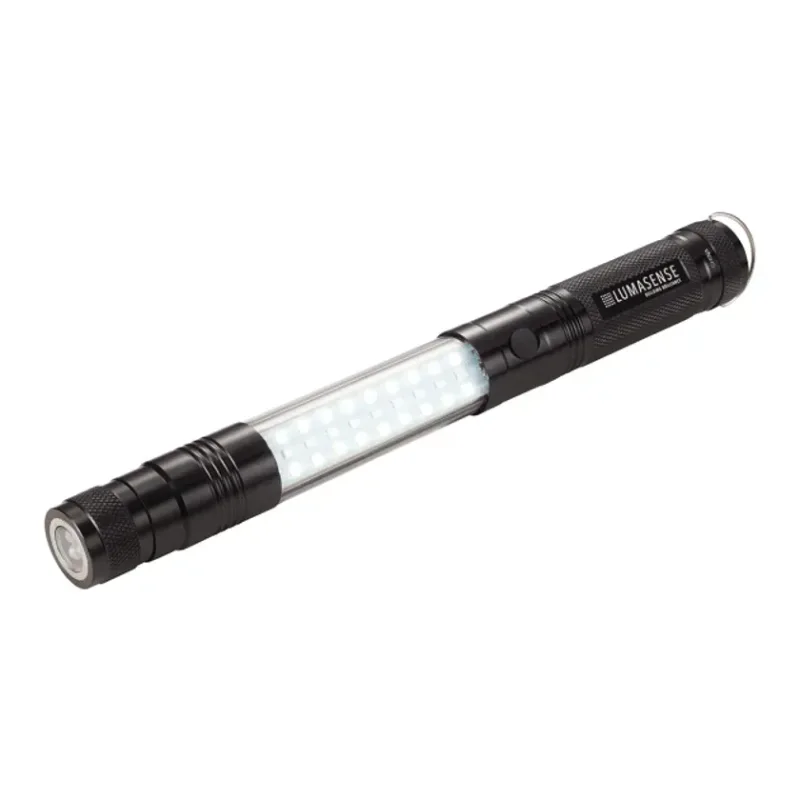 Personalized Telescopic Magnetic COB LED Flashlight with Sidelight — view 5