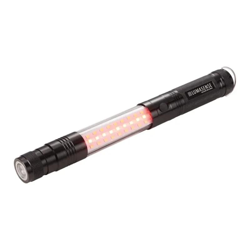 Personalized Telescopic Magnetic COB LED Flashlight with Sidelight — view 7