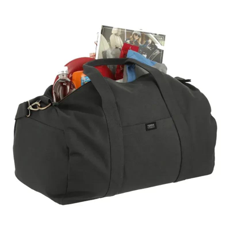 Custom Organic Cotton Bumi Duffle Bag - 14oz — view 10