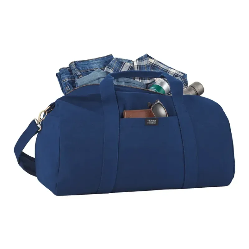 Custom Organic Cotton Bumi Duffle Bag - 14oz — view 6