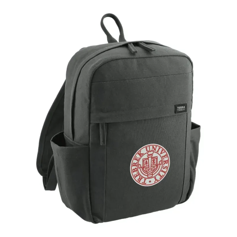 Custom Terra Thread Fairtrade 15" Laptop Backpack — view 8