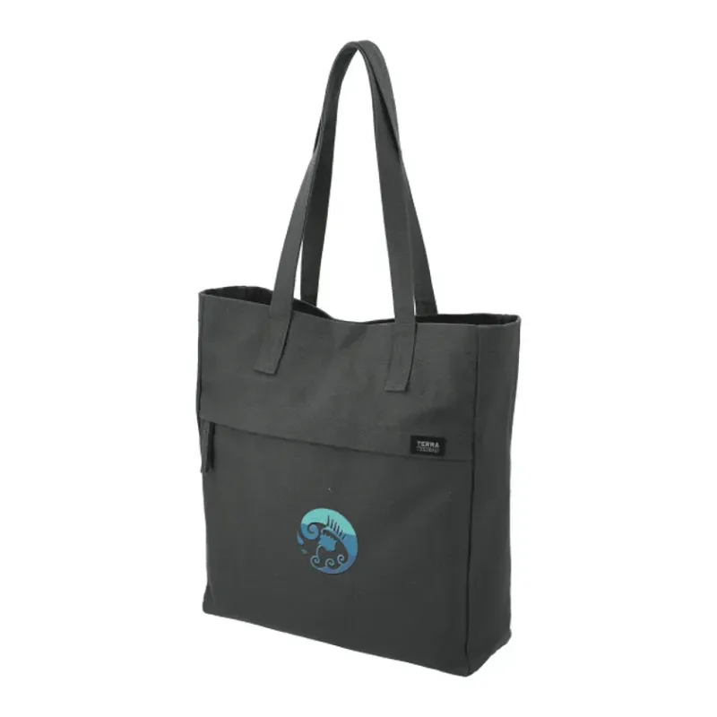 Custom Terra Thread Fairtrade Executive Work Tote — view 16