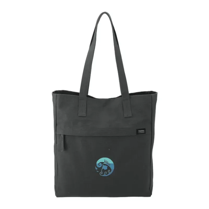 Custom Terra Thread Fairtrade Executive Work Tote — view 19