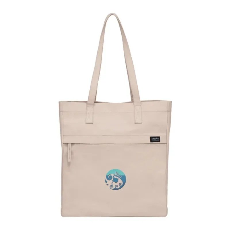 Custom Terra Thread Fairtrade Executive Work Tote — view 20