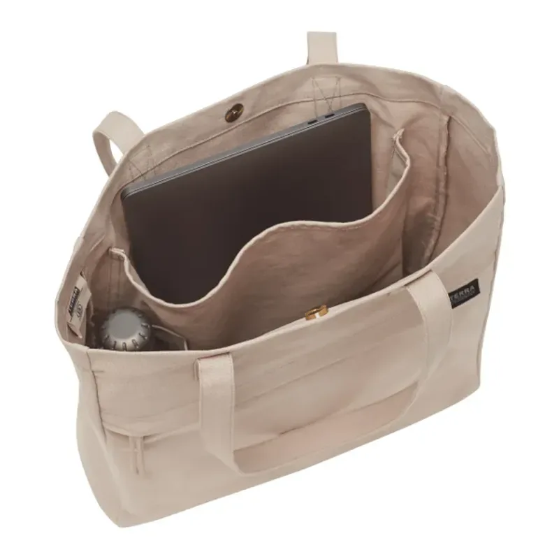 Custom Terra Thread Fairtrade Executive Work Tote — view 24