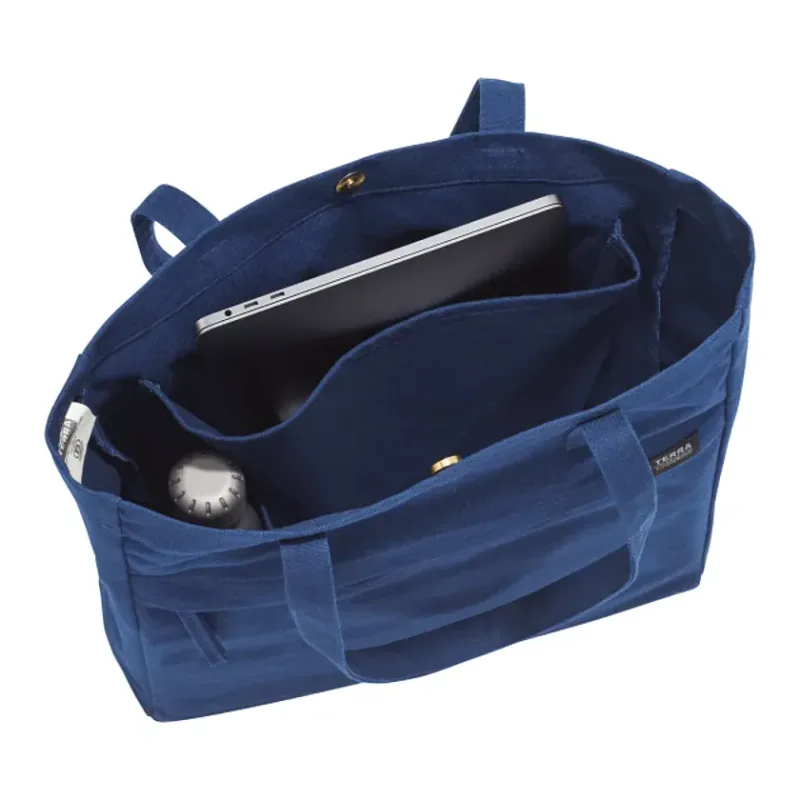 Custom Terra Thread Fairtrade Executive Work Tote — view 5