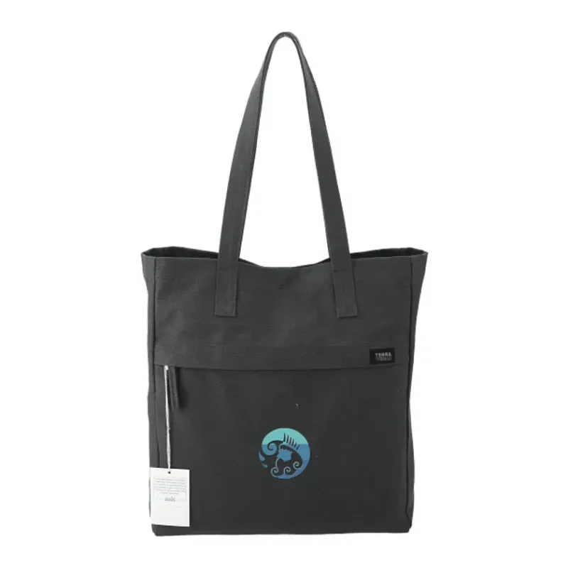 Custom Terra Thread Fairtrade Executive Work Tote — view 8