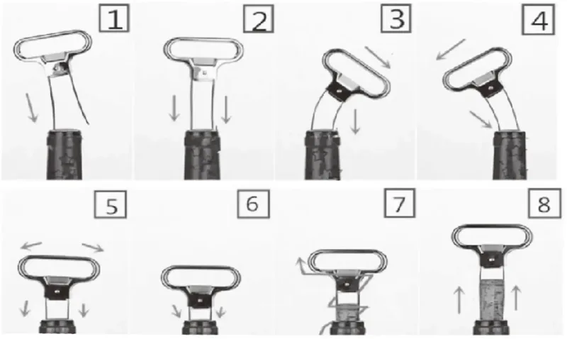 Custom Ahah! Wine Opener — view 3